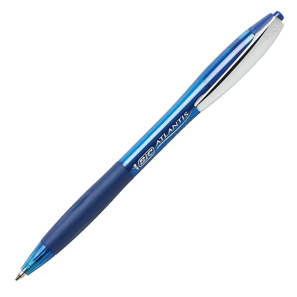BIC Atlantis Glide Pen (Blue, Single)